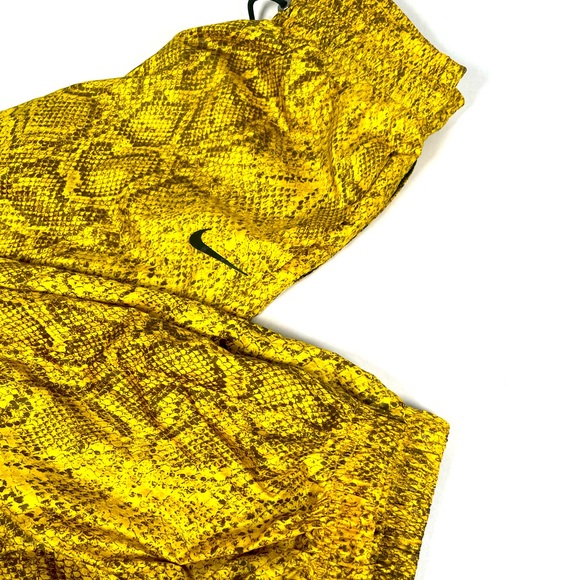 Nike Yellow Snakeskin Track Pants Size Extra Small - Picture 3 of 7